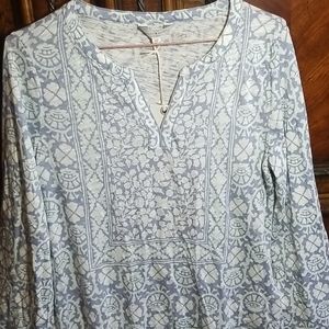 Lucky Brand Jersey Long Sleeved Top